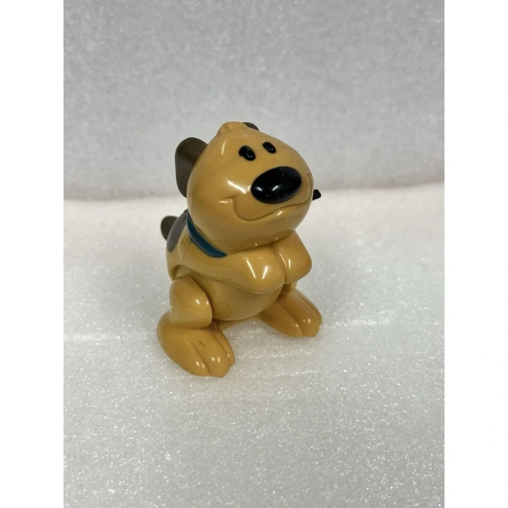 Vintage Flipping Dog Wind Up Toy, Working. Plastic Collectors Toy Interactive